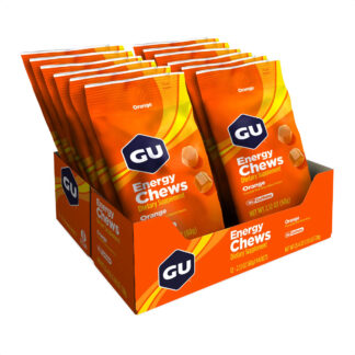 Gu Energy Chews Gomitas Caja x12 (Orange - Sin Cafeína)