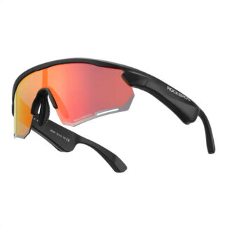 Lentes Ciclismo ROCKBROS SP251 Auricular Bluetooth (Black - Polarized Red)