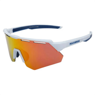 Lentes Ciclismo ROCKBROS 14210006001 (Matte White - Dazzle Coated)