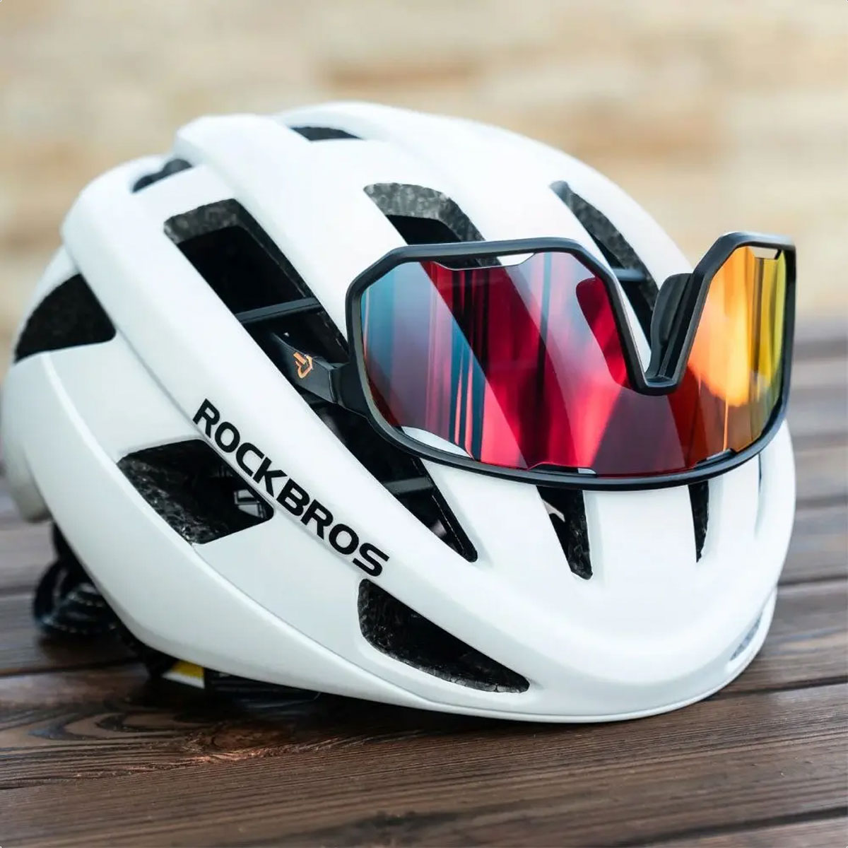 Lentes Ciclismo ROCKBROS Phantom 14210010007 (Black Sand - Polarized Fuchsia) - Image 3
