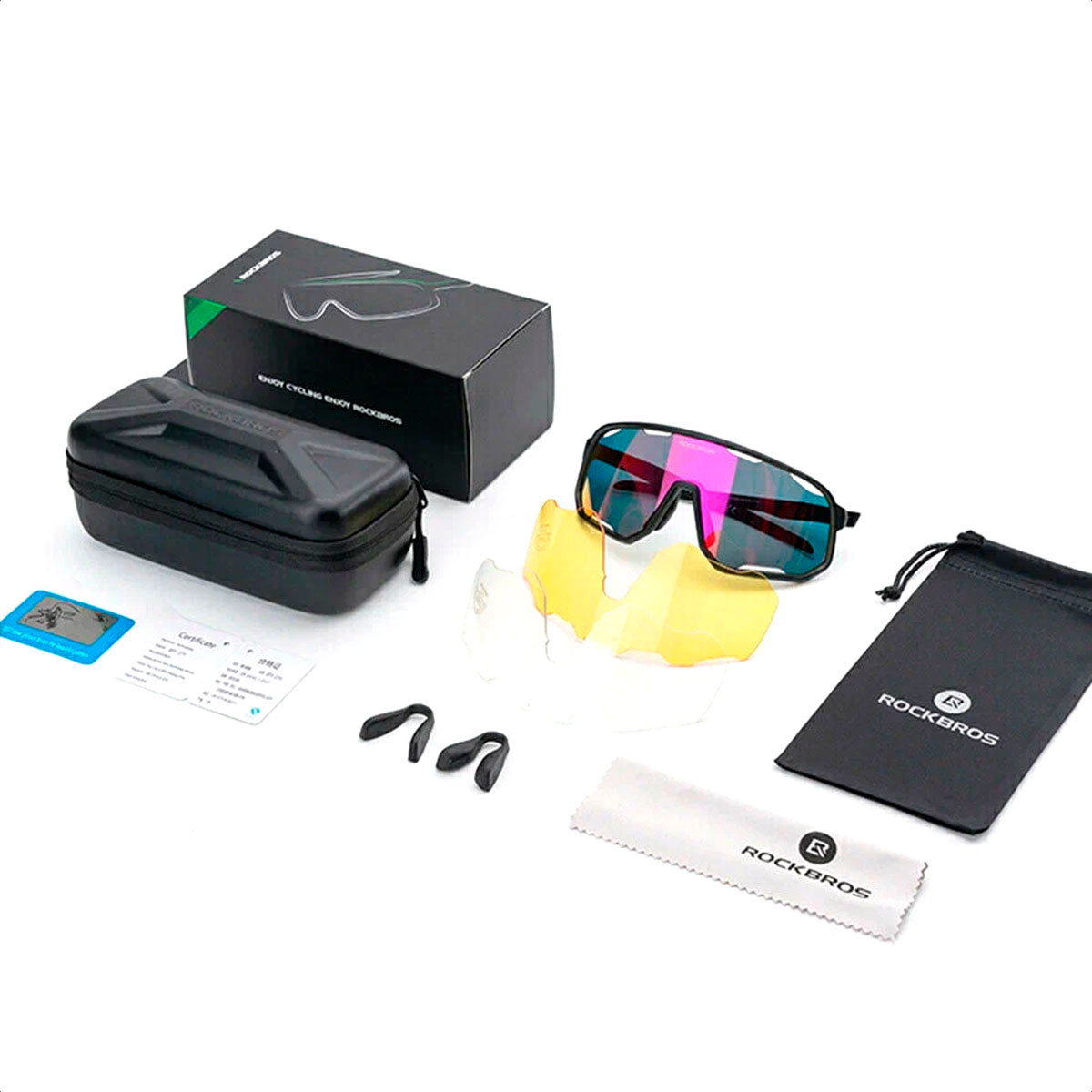 Lentes Ciclismo ROCKBROS Phantom 14210010008 (Bright White - Polarized Orchid White) - Image 2