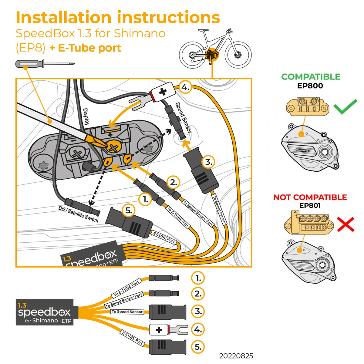 Chip Deslimitador e-Bike Speedbox SpeedBox 1.3 para Shimano (EP8) - Image 3