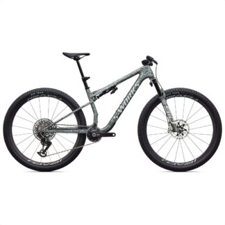 S-Works Epic 9 (Gloss Metallic Obsidian Multi Color Dry Impasto/ Metallic White Silver)