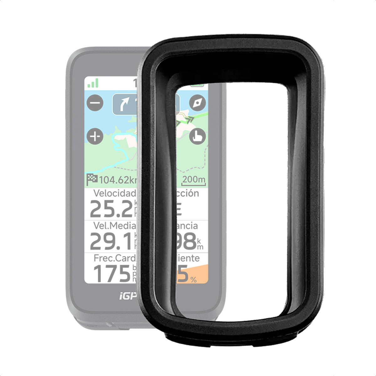Funda Protectora Silicona iGPSport BHB BiNavi Air (Black) - Image 2
