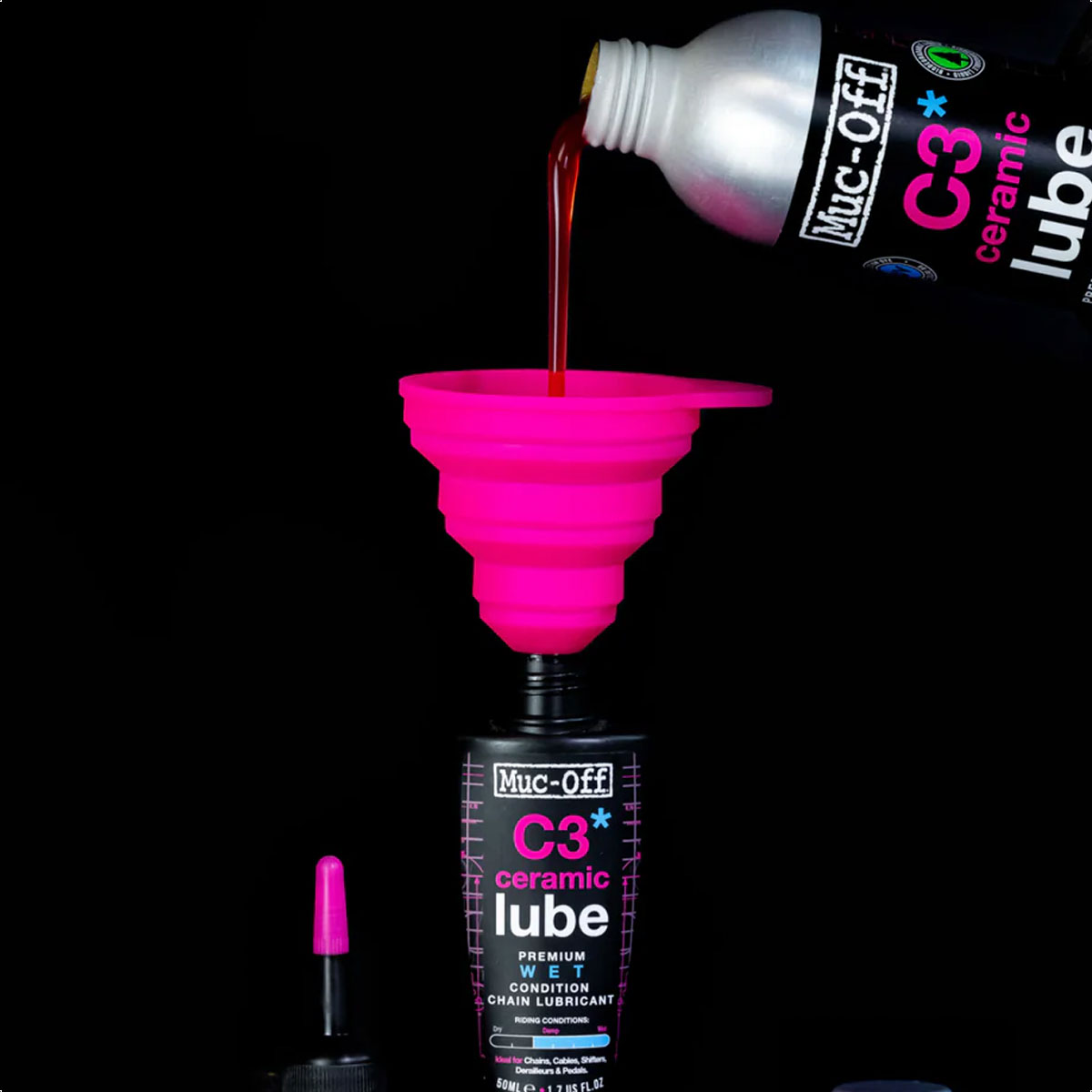 Embudo Mini Collapsible Silicone Funnel - Image 3